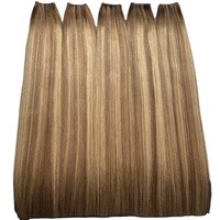Haiyi Invisible Invisible Sew in Genius Weft Léger 20g 25g pour Cheveux Naturels Fins Sans Enchevêtrement Sans Perte Double Drawn