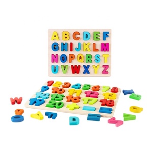 26 pcs lettera maiuscola bambini educativi del giocattolo del bambino <span class=keywords><strong>alfabeto</strong></span> <span class=keywords><strong>puzzle</strong></span> di legno per il bambino - Product Image 1