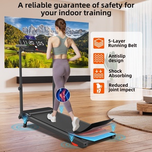 <span class=keywords><strong>Tapis</strong></span> de Marche Téléscopique avec Accoudoir, <span class=keywords><strong>Tapis</strong></span> <span class=keywords><strong>Roulant</strong></span> Portable Sous Bureau avec Éclairage Grand Écran LED pour Marche et Jogging au Bureau ou à la Maison - Product Image 3