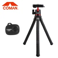 Coman - Mini Flexible Octopus Phone Tripod with Phone Clip Adapter for Mobile Phone DSLR Camera