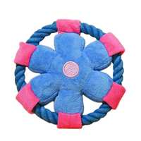 Jouet pour chien en coton et corde en forme de fleur, durable, interactif, pour le nettoyage des dents, utilisation quotidienne en intérieur et en extérieur