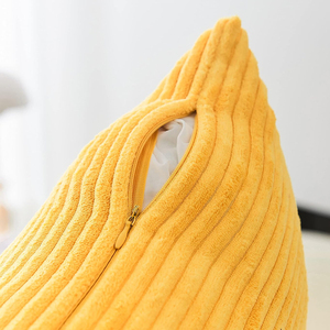 1255 felpa rayas PANA terciopelo Rectangular funda de almohada cojín silla mostaza girasol amarillo Fundas de cojín <span class=keywords><strong>30x50</strong></span> cm - Product Image 6