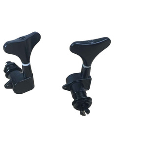 หมุดปรับแต่งอัลลอย<span class=keywords><strong>5</strong></span><span class=keywords><strong>สาย</strong></span>,เพลาคดเคี้ยวปิดอย่างเต็มที่เบสไฟฟ้าสีเงินสีดำ - Product Image 4