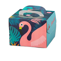 Boîte à gâteau carrée en carton recyclable de qualité supérieure, 4/6/8/10/12 pouces, avec logo personnalisé, pour emballage alimentaire, pâtisserie d'anniversaire et vente à emporter