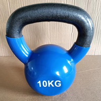 Usine en gros vinyle trempage fonte Kettlebell équipement de gymnastique 2kg/4kg/6kg/8kg/10kg/12kg bouilloire cloche