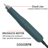 50% RABATT 200W Mikromotor 10N.CM Bürstenlos 50000U/min Dentallabor Zahnpolierer Zahnprothesen-Herstellung Dentalwachs-Schnitzmaschine
