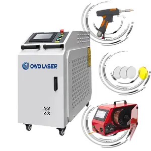 Manufacture factory 3 IN 1 Multi-function 1-2KW Hand held Fiber Laser Welding Cutting Cleaning Machine