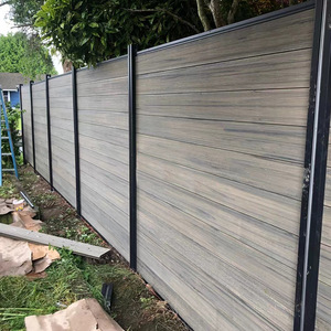 Piccola recinzione esterna <span class=keywords><strong>in</strong></span> <span class=keywords><strong>legno</strong></span> di plastica per cortile <span class=keywords><strong>giardino</strong></span> & Villa WPC telaio materiale per cantieri - Product Image 1