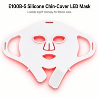 Masque facial LED EYCO en silicone, 7 couleurs, thérapie par lumière rouge 630 850nm, portable, vente en gros