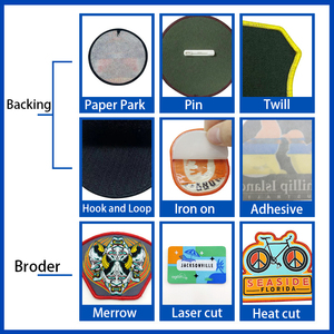 All'ingrosso personalizzato per Velcro emblema Patch notte Morale riflettente con forma di fiore alfabeto cuore realizzato in tessuto in saia - Product Image 3