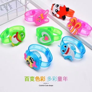 Giá rẻ Đảng nhiều màu ánh sáng đèn flash Đồ chơi Quà tặng cho bé sáng đèn LED sáng tạo vòng đeo tay đồng hồ Đèn Flash cổ tay sáng đồ chơi - Product Image 3