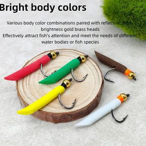 Cabeza de cobre espuma <span class=keywords><strong>Ninfa</strong></span> mosca mano atada señuelo de pesca con mosca cebo artificial <span class=keywords><strong>para</strong></span> trucha y salmón - Product Image 3