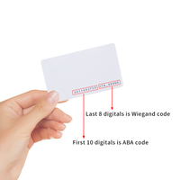Cartes RFID TK4100 125kHz, cartes d'identification de proximité RFID, jetons, cartes-clés pour système de contrôle d'accès et de présence