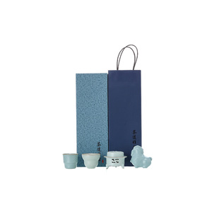 Tianqing Elegance Ru Porcelain Incense Cloud <b>Set</b> Ceramic Tea Ceremony <b>Gift</b> <b>Set</b> For Business <b>Gifts</b> And Events - Product Image 5