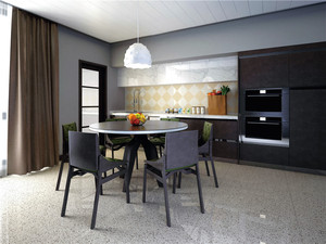 <span class=keywords><strong>Piastrelle</strong></span> in Porcellana Effetto Sale e Pepe Lucide e Brillanti per Pavimenti del Soggiorno - Product Image 4