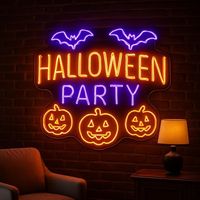 Enseigne néon LED personnalisée pour tatouage et piercing, idéale pour Noël, Halloween, mariages, fêtes, et publicité murale