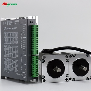 ชุดมอเตอร์สเต็ปเปอร์ Allgreen 2 แกน สำหรับเครื่อง CNC 3.0A DC24V-50V 2 แกน 2 เฟส Nema 34 ชุดไดรเวอร์มอเตอร์สเต็ปเปอร์แบบ Open Loop รุ่น MC556-2A+LC86HS66 - Product Image 1