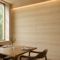 Revêtement mural flexible en quartz jaune texturé MCM, imperméable, ignifuge, souple, courbé, classique, pour hôtel, extérieur