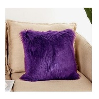 Oreillers décoratifs en fausse fourrure, en peluche, parfaits pour votre lit, votre canapé, votre siège d'amour ou votre canapé, décoration de la maison