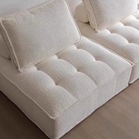 Canapé modulaire géant en velours côtelé AntNovelty, lit pouf avec rembourrage en mousse à mémoire de forme déchiquetée, canapé de sol pliable pour salon