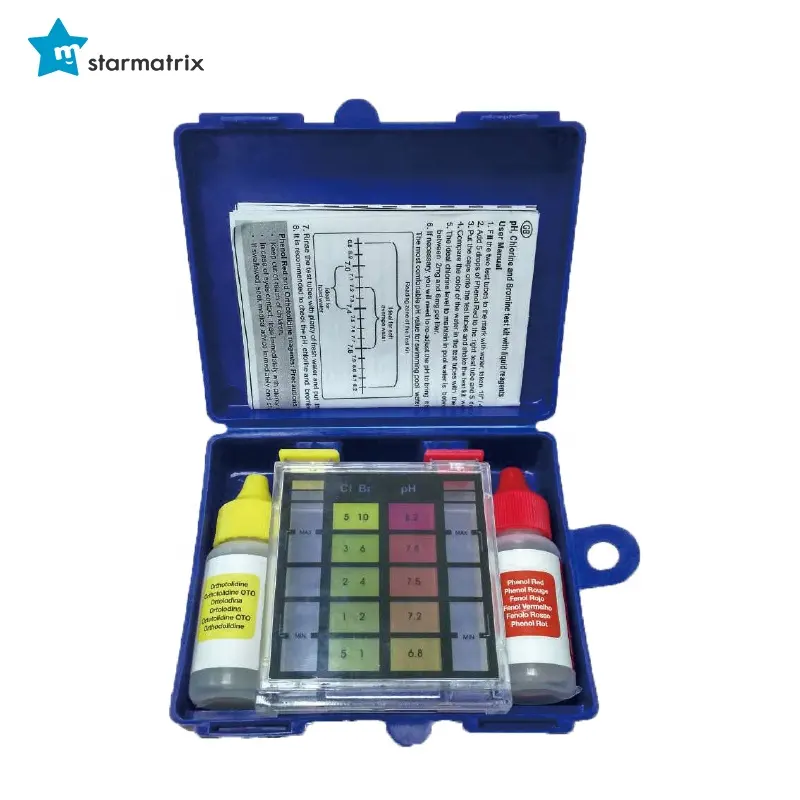 Starmatrix EU-TK1610-2W nhà cơ bản ph & CL nhanh chóng hồ bơi Spa nước Kit kiểm tra