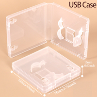 WEISHENG Boîte de rangement multi-USB personnalisée avec logo, étui de rangement pour Blu-ray avec support DVD, étui de voyage pour clé USB