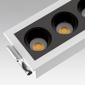 Lõm dài lưới tản nhiệt LED chống chói nhà phòng khách lối đi không có ánh sáng chính chiếu sáng dòng ánh sáng Cửa hàng thương mại - Product Image 5