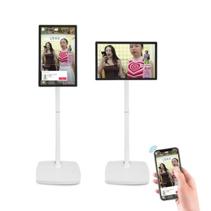 ทีวีพกพาแบบหมุนได้หน้าจอสัมผัสขนาด 21.5 23.8 27 32 นิ้ว พร้อมพอร์ต USB-C ระบบ Android 12 ความจุ 4+64GB 8+128GB รองรับการชาร์จแบบไร้สาย - Product Image 1