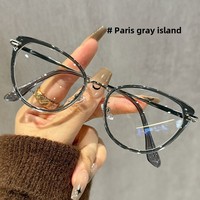 Lunettes anti-lumière bleues de conception d'oeil de chat de Offres Spéciales montures en gros assorties aux nouvelles lunettes anti-bleu de myopie