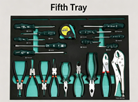 Kit d'outils en mousse EVA 368 pièces - Ensemble d'outils mécaniques tout-en-un avec douilles, clés, tournevis et pinces pour l'automobile, la maison et l'atelier
