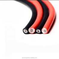Câble solaire 10mm² 6mm H1z2z2-k, fil rouge 4mm 16mm PV1-F CU/XLPO/XLPO, câble solaire photovoltaïque flexible en cuivre étamé DC