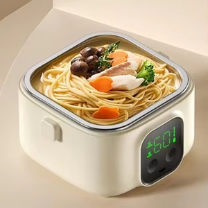 กล่องข้าวอุ่นร้อนแบบพกพาไร้สายขนาด 500 มล. แบบปรับแต่งได้ พร้อมระบบอุ่นอัตโนมัติ ใช้พลังงานจาก USB และแบตเตอรี่ เหมาะสำหรับเด็กและใช้ในรถยนต์ - Product Image 1