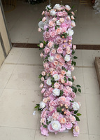 200cm de Long Offre Spéciale Rouge Rose Fleur De Soie Fleur De Mariage Chemin De Table