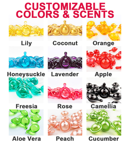 Etiqueta privada 40 piezas cuidado del cabello orgánico Softgel aceites esenciales vitamina E C suplementos sin enjuague nutritivo crecimiento del cabello - Product Image 3