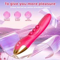 Vibromasseur AV vibrant pour stimulation du point G féminin, puissant pour l'orgasme, jouet sexuel pour adultes, godemiché vibrant