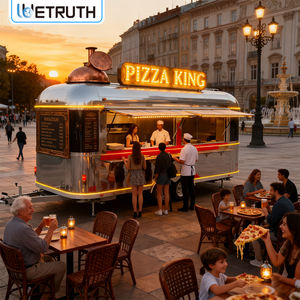 Camion de vente ambulante de crème glacée et de gelato WeTruth Food, <span class=keywords><strong>station</strong></span> de réfrigération mobile, bar compact moderne, remorque pour snacks et chips - Product Image 1