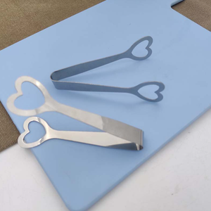 DFT06-6 Accessoires de cuisine, Cadeaux promotionnels personnalisés, Gadgets pour boissons froides, Pinces à glace et à sucre en acier inoxydable - Product Image 5