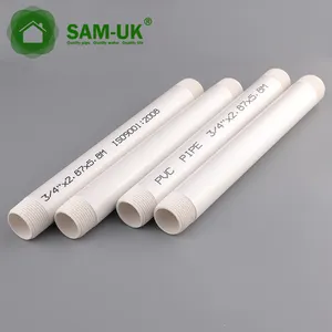 Factory Customized Threads Pressure 3 Inch Poly Pvc Plastic Fitting 110mm Cpvc Fittings Plumbing Bathroom Pipes Names Pipe