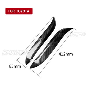 1 par de cubiertas embellecedoras de fibra de carbono para faros delanteros de coche Toyota EP91 1996 1997 1998 1999 - Product Image 3