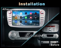 Erisin ES9068FS Radio de Auto Android 16 de 7 Pulgadas para Ford Mondeo Focus S-Max C-Max Galaxy con CarPlay Inalámbrico, DSP, 8GB y 128GB