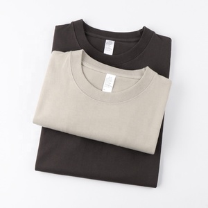 T-shirt da uomo di alta qualità 280gsm con logo personalizzato in cotone oversize t-shirt - Product Image 1