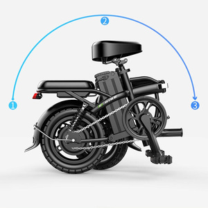 Offre Spéciale homme 48v 500W vélos électriques pliants hommes 14 pouces vélos électriques avec pneus antidéflagrants pour <span class=keywords><strong>femme</strong></span> - Product Image 4