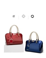 Sac à main tendance en cuir PU brillant 2026 pour femme, sac fourre-tout à poignée supérieure, sac à bandoulière pour femme, sacoche de mariage, sacs rétro