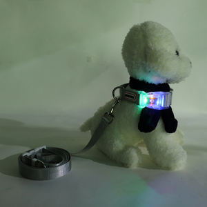 Arnés LED GPS personalizado OEM para perros, estilo coreano, chaleco ajustable para mascotas pequeñas, correa de seguimiento de marca privada para cachorros Teddy Bichon - Product Image 6