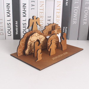 Escena <span class=keywords><strong>de</strong></span> la Resurrección <span class=keywords><strong>de</strong></span> Natividad en Madera, Decoración <span class=keywords><strong>de</strong></span> la Tierra Santa para Pascua, Regalo Cristiano Artesanal para Exhibición en el Hogar o la Iglesia - Product Image 2