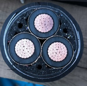 สายไฟฟ้าแรงสูงชนิดหุ้มเกราะหุ้มฉนวน XLPE แกนทองแดง <span class=keywords><strong>3</strong></span> แกน ขนาด 8.7/15kV รุ่น YJV22 สำหรับใช้งานในอุตสาหกรรมและเหมืองแร่ - Product Image 2