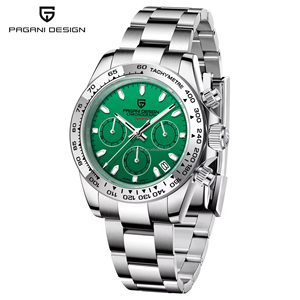 Montre-bracelet chronographe à quartz pour homme de luxe PAGANI DESIGN PD-1727, design vintage, VK63, saphir, lumineux, sport, Reloj Hombre - Product Image 1