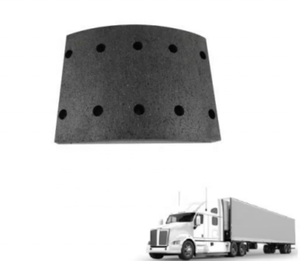 ブレーキライニング19150 19151 10穴自動車ブレーキ部品半金属ドラムブレーキ靴用トラック用 - Product Image 1