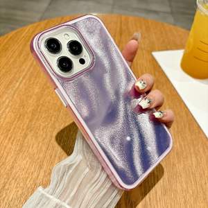 Funda para Teléfono 2 en 1 con Diseño de Arena Movediza para iPhone 17 16 15 14 13 12 11 Pro Max, Funda Iridiscente con Efecto Láser - Product Image 6