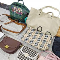 Sacs en cuir d'occasion, styles variés, lot de 45 kg par balle, approvisionnement de première main, Chine, accepte les commandes d'échantillons en 7 jours pour l'exportation vers l'Afrique